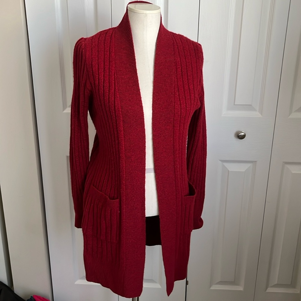 LOFT tunic sweater cardigan
